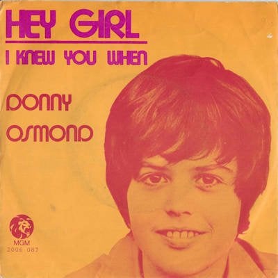 DONNY OSMOND  1971  TIJDEN VAN WELEER !!! O304, Ophalen of Verzenden, Gebruikt, 7 inch, Pop