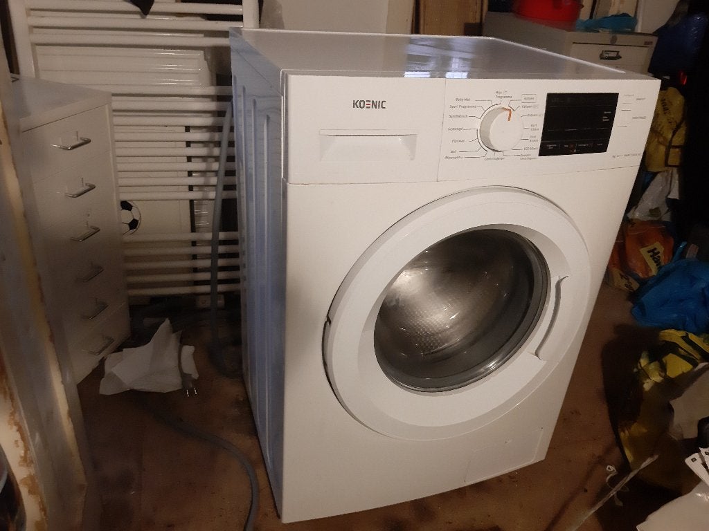 Koenic KVM 71416 A3 wasmachine, was-automaat, 7 kilo, 1.400, Ophalen, Zo goed als nieuw, Voorlader, 85 tot 90 cm
