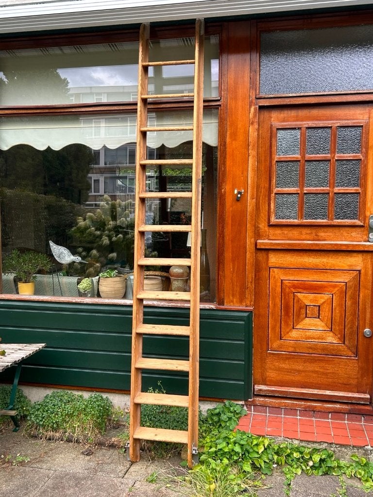 Houten ladder - Montagemariaal - Luik, Ophalen, Gebruikt, Ladder, 2 tot 4 meter