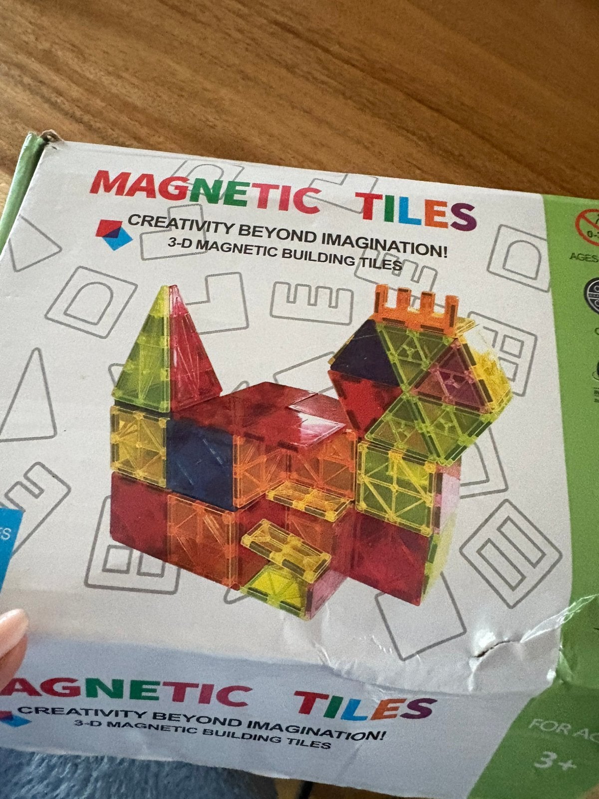 Magnetic tiles magneet bouw stenen, Ophalen of Verzenden, Zo goed als nieuw