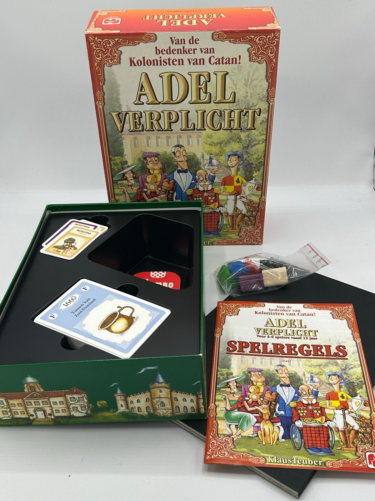 Adel Verplicht - Strategisch Bordspel van Klaus Teuber, Drie of vier spelers, Ophalen of Verzenden, Zo goed als nieuw