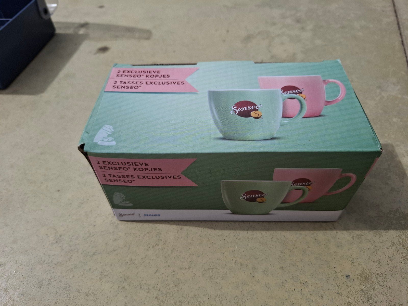 Senseo Koffiekopjes - Set van 2 (Nieuw in doos), Ophalen, Overige typen, Nieuw, Steen/keramiek