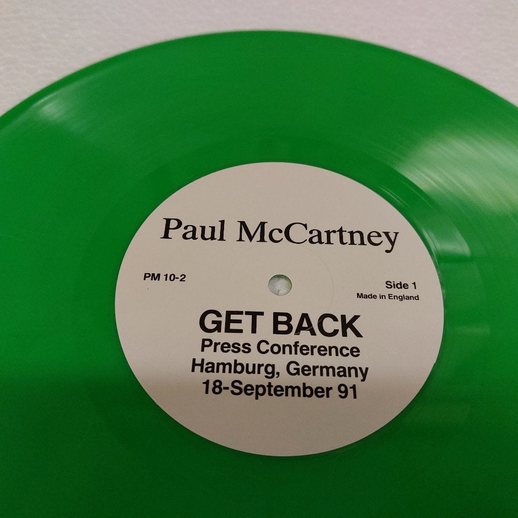 Paul McCartney GROEN VINYL 10 INCH 1991 The Beatles, Cd's en Dvd's, Vinyl | Pop, Colored vinyl, 10 inch, Nieuw in verpakking, Verzenden