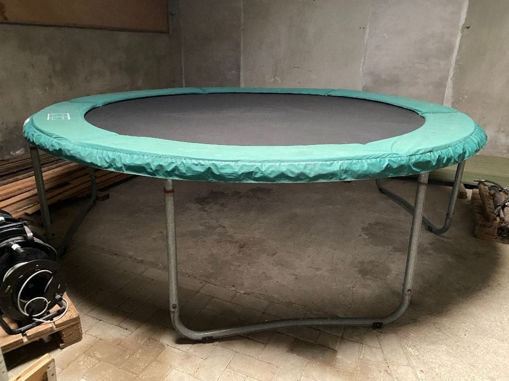 grote trampoline, Kinderen en Baby's, Speelgoed | Buiten | Trampolines, Ophalen, Gebruikt