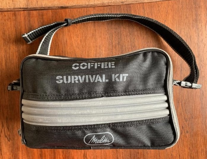 Coffee Survival Kit Melitta; klein koffiezetapparaat, koffie, Ophalen of Verzenden, Nieuw