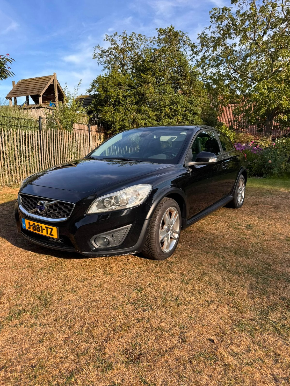 Volvo C30 2.0F (e85) 145pk 2010 Zwart, Auto's, 4 cilinders, 4 stoelen, Zwart, Particulier
