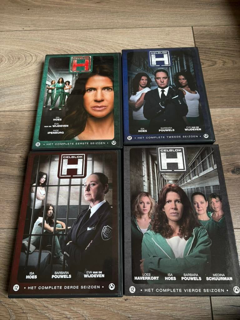 Celblok H complete serie seizoen 1 t/m 4, Cd's en Dvd's, Dvd's | Tv en Series, Vanaf 12 jaar, Ophalen of Verzenden, Zo goed als nieuw