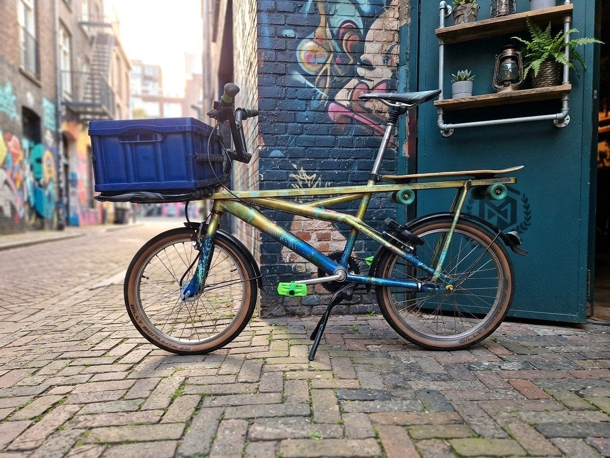 Mini cargo bike 20 inch | Voor volwassen én kind, Minder dan 49 cm, Ophalen, Gebruikt, Velgrem