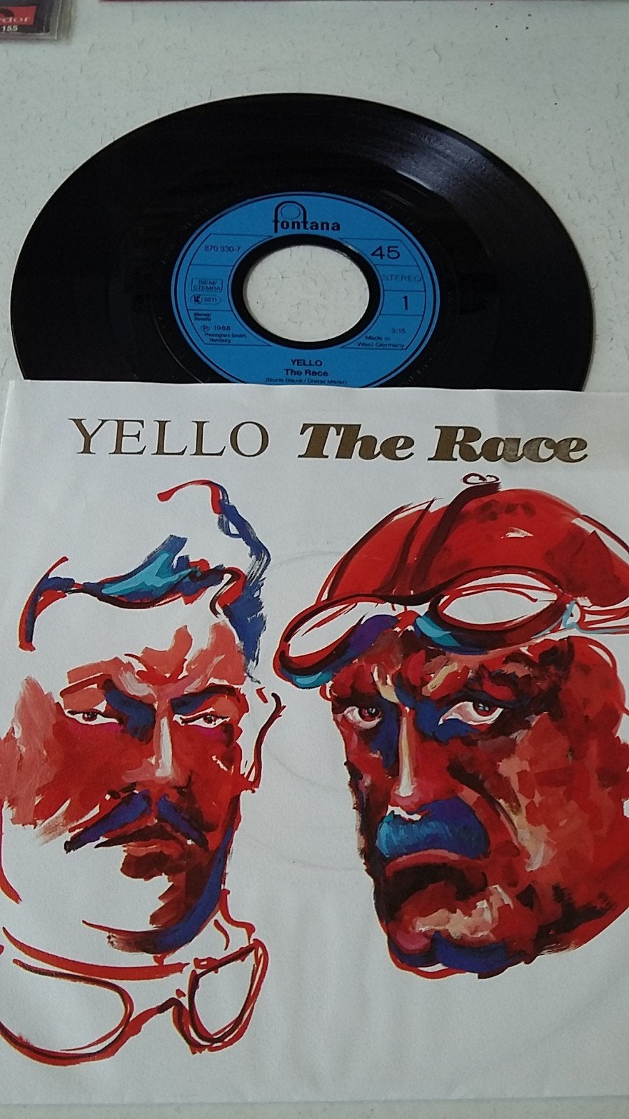 Yello - The Race (Vinyl Single), Gebruikt, 7 inch, Ophalen of Verzenden, Pop
