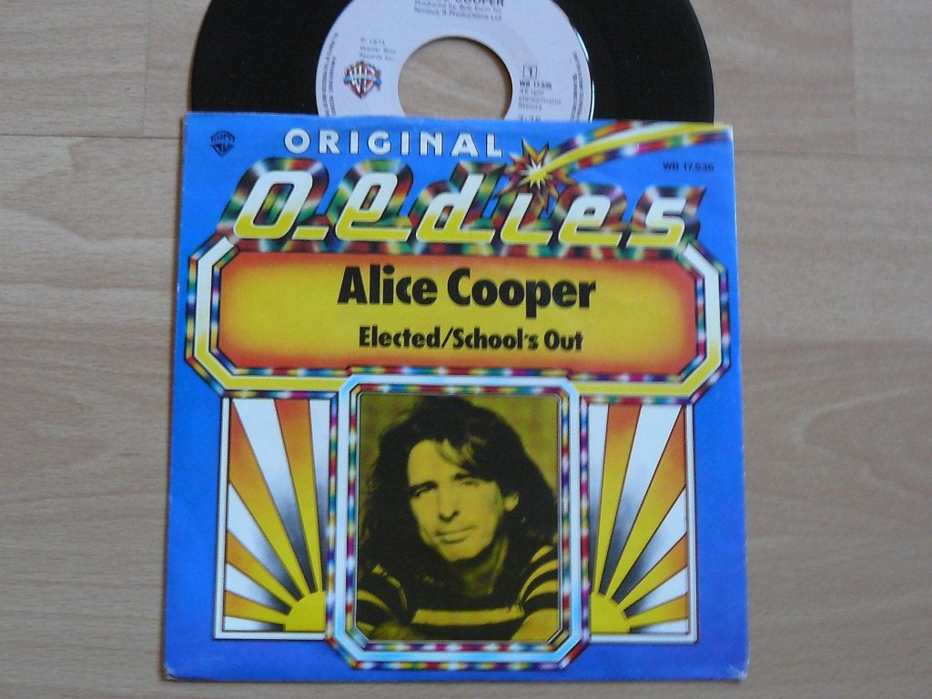 single Alice Cooper * Elected / School's out, Verzenden, Gebruikt, Pop