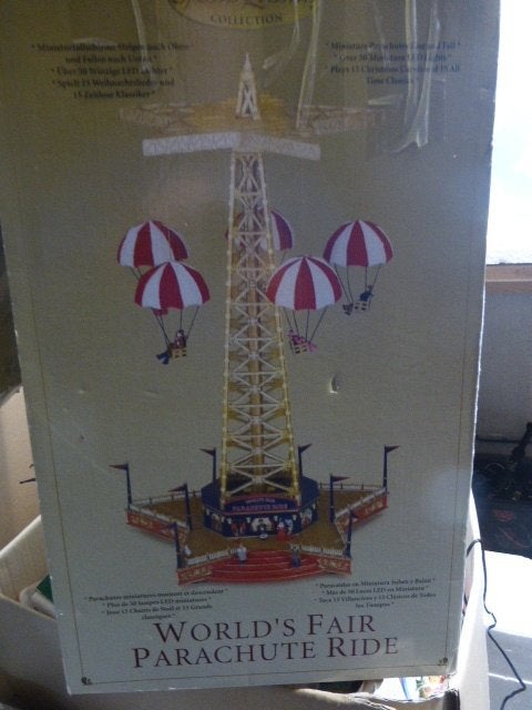 mr christmas World's fair parachute ride carnival kermis, Ophalen of Verzenden, Gebruikt
