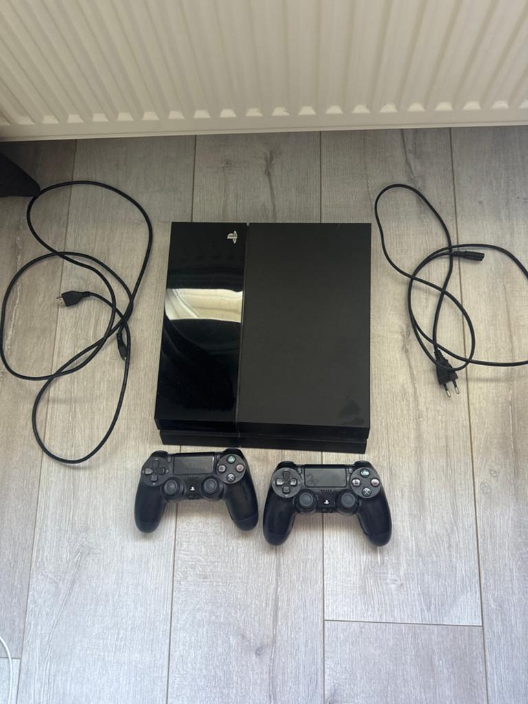PlayStation 4 Original met 2 controllers, Spelcomputers en Games, Spelcomputers | Sony PlayStation 4, Ophalen, Gebruikt, Met 2 controllers