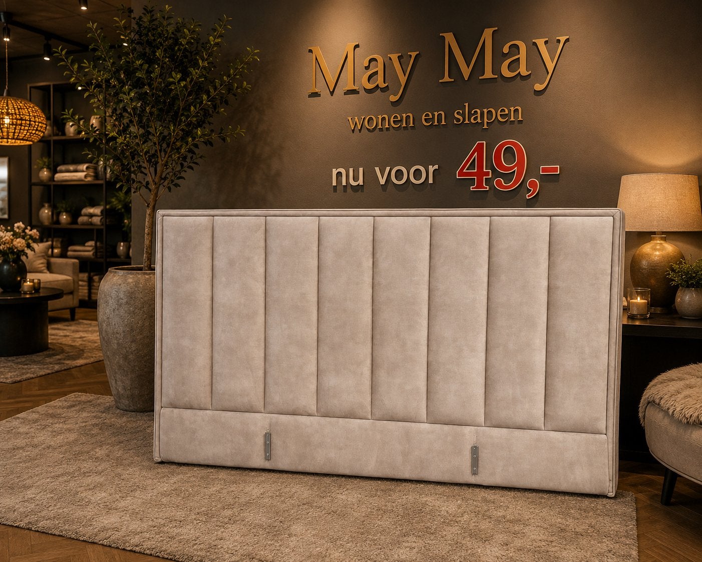 Diverse Hoofdborden €49,- in verschillende maten en kleuren
