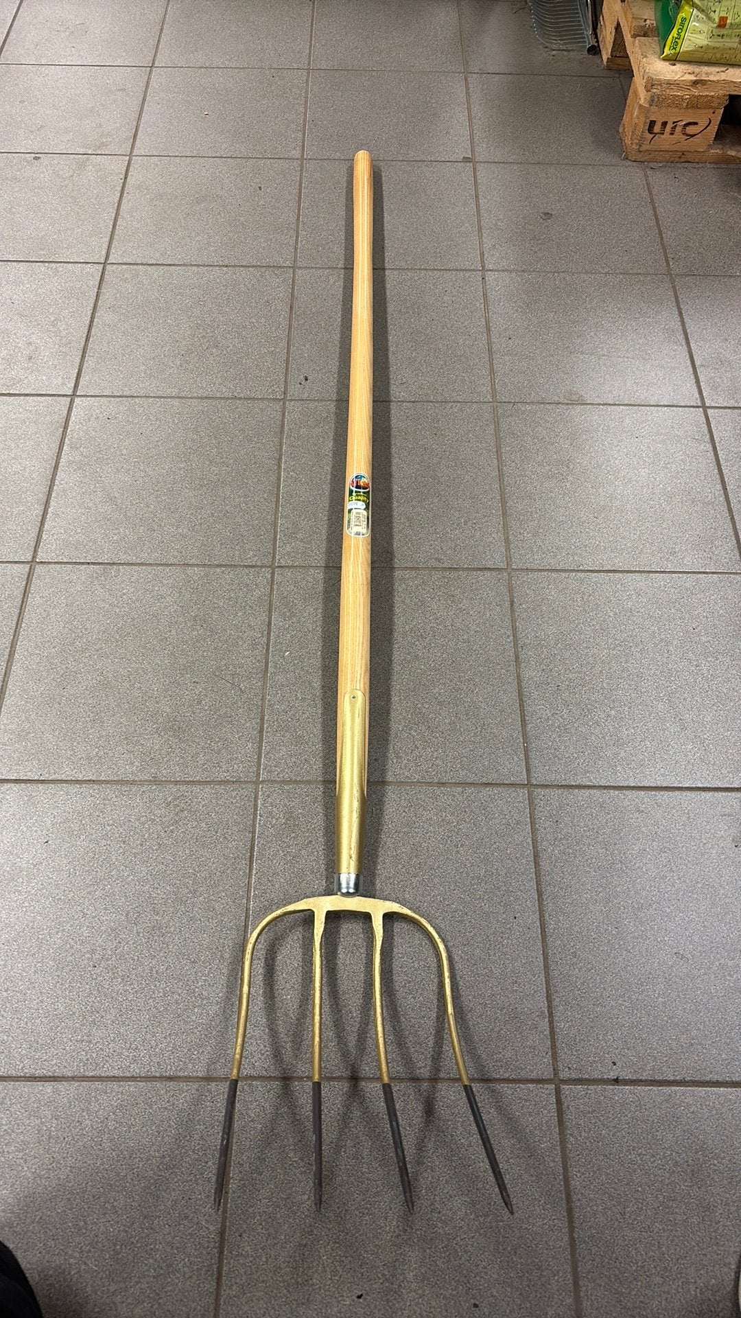 Atlas Mestvork brons  4-Tands 135 cm steel, Tuin en Terras, Ophalen, Nieuw