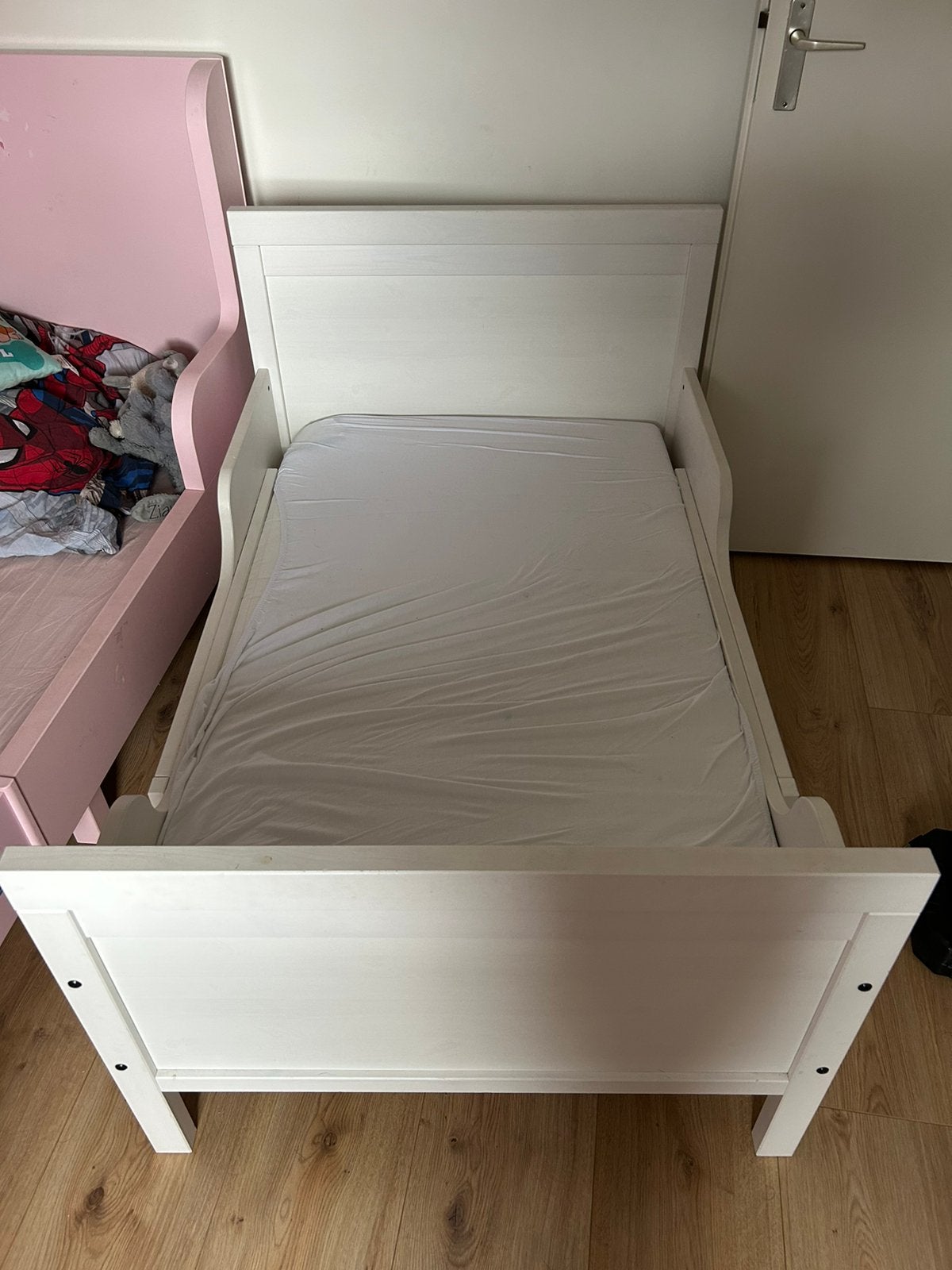 Ikea meegroeibed SUNDVIK, Kinderen en Baby's, Kinderkamer | Bedden, Ophalen, 70 tot 85 cm, Zo goed als nieuw, Lattenbodem