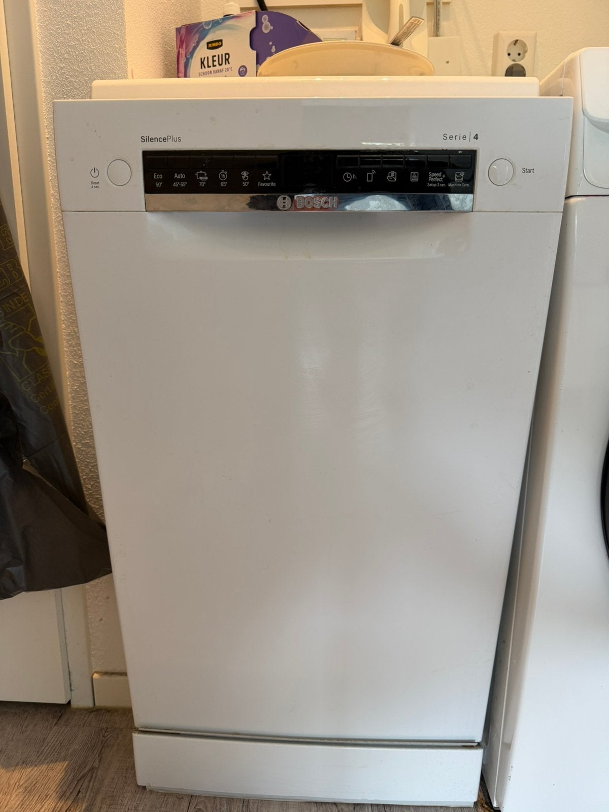 Bosch vaatwasser smal, Witgoed en Apparatuur, Vaatwasmachines, Ophalen, Zo goed als nieuw, Vrijstaand, Minder dan 45 cm