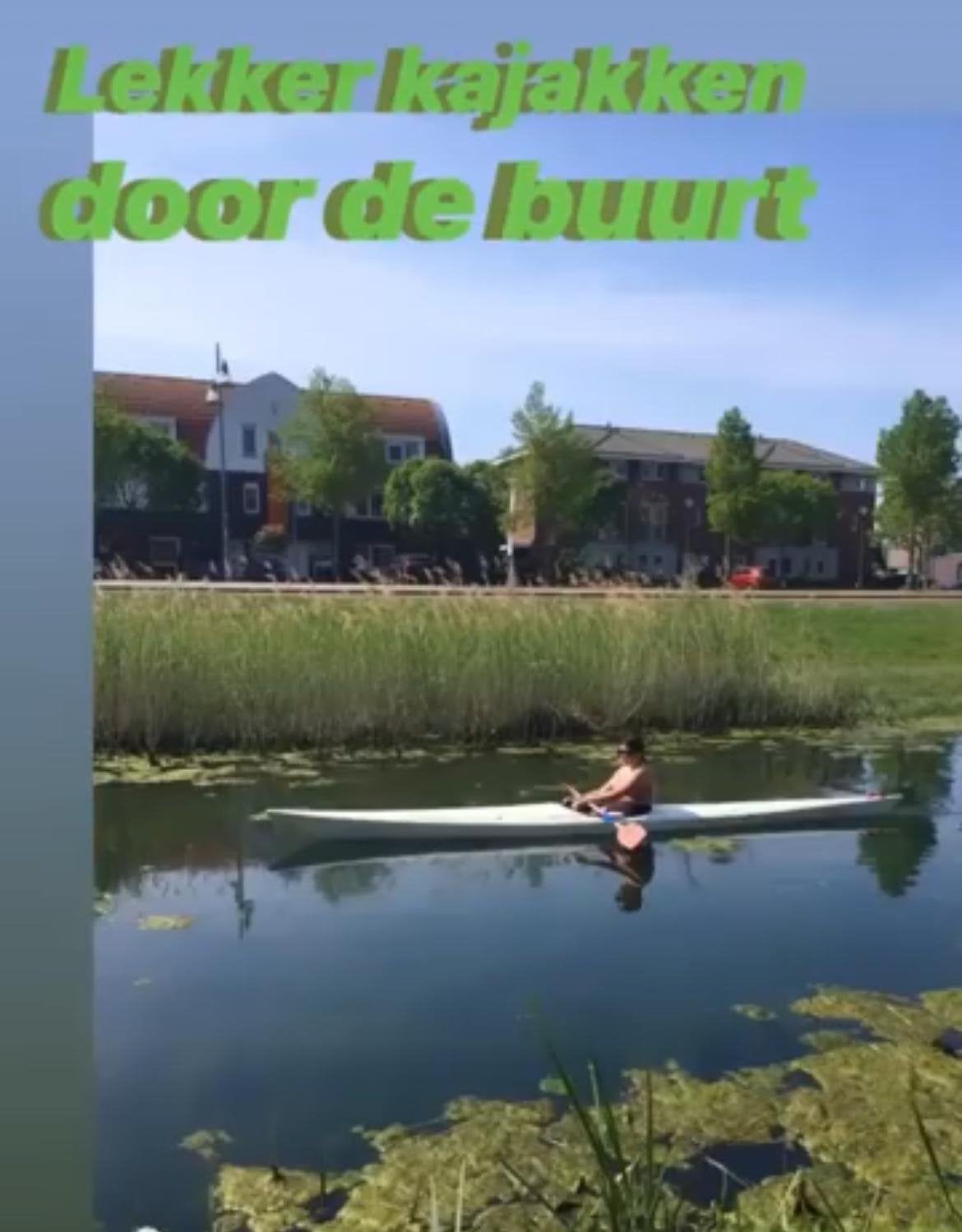 Eigen kano kajak 5m peddelen varen watersport plezier sterk, Watersport en Boten, Ophalen, Gebruikt, 1-persoons