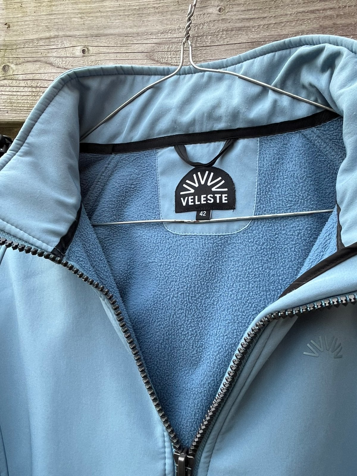 Veleste windjack mt 42, Ophalen of Verzenden, Gedragen, Maat 42/44 (L), Blauw