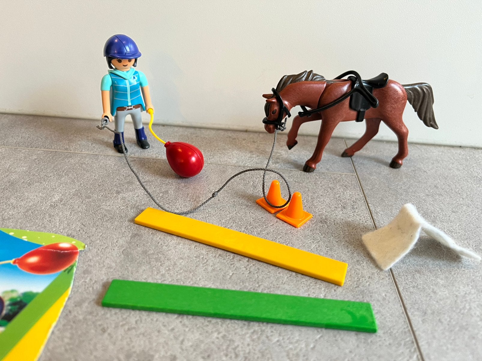 Playmobil 9259, paard met therapeut, Ophalen of Verzenden, Zo goed als nieuw