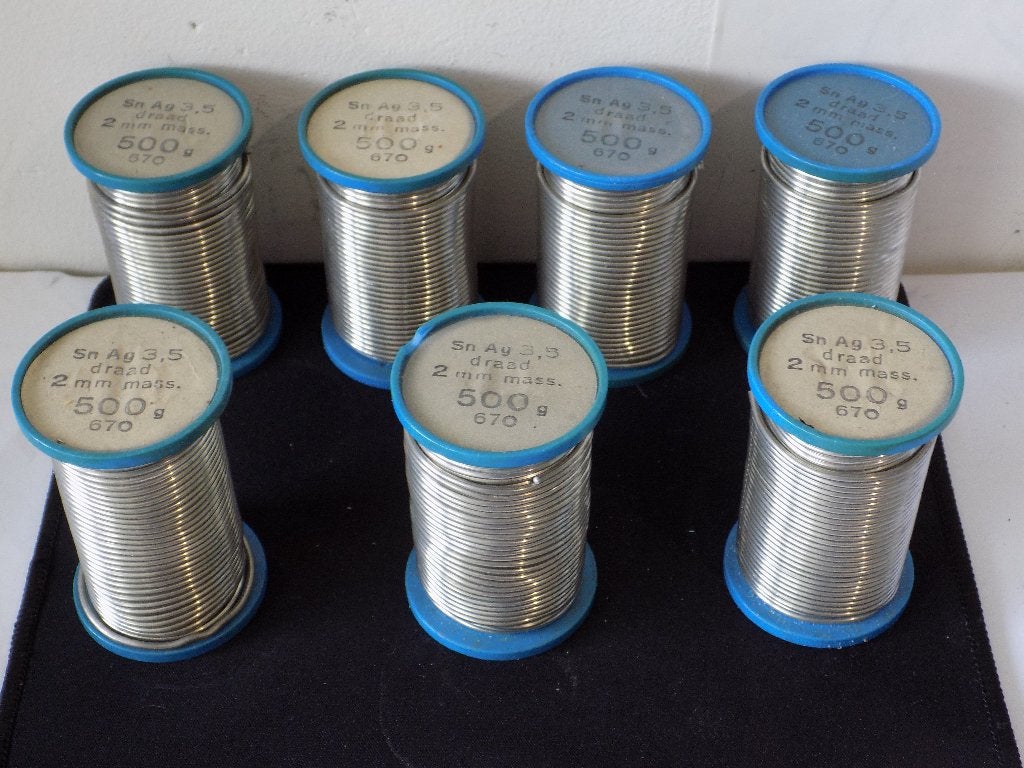 ZILVER 2mm 500G MASSIEF SOLDEER Sn96,5/Ag3,5, Ophalen of Verzenden, Minder dan 150 ampère, Overige typen