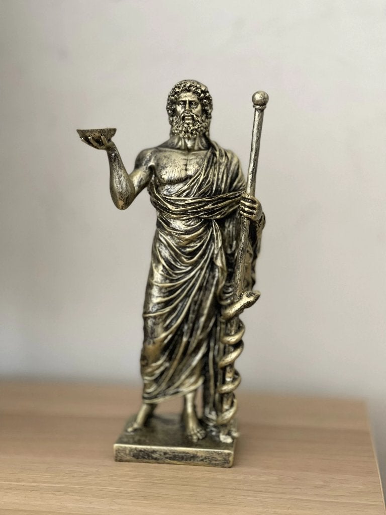 Asclepius Griekse God Beeld Religie Mythologie Geneeskunde, Verzenden, Nieuw, Religie