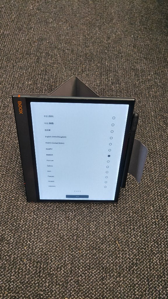 BOOX e-reader/tablet met hoes en stylus (BOOX Note Air 3 C), 10 inch, Boox, Note Air 3 C, Uitbreidbaar geheugen