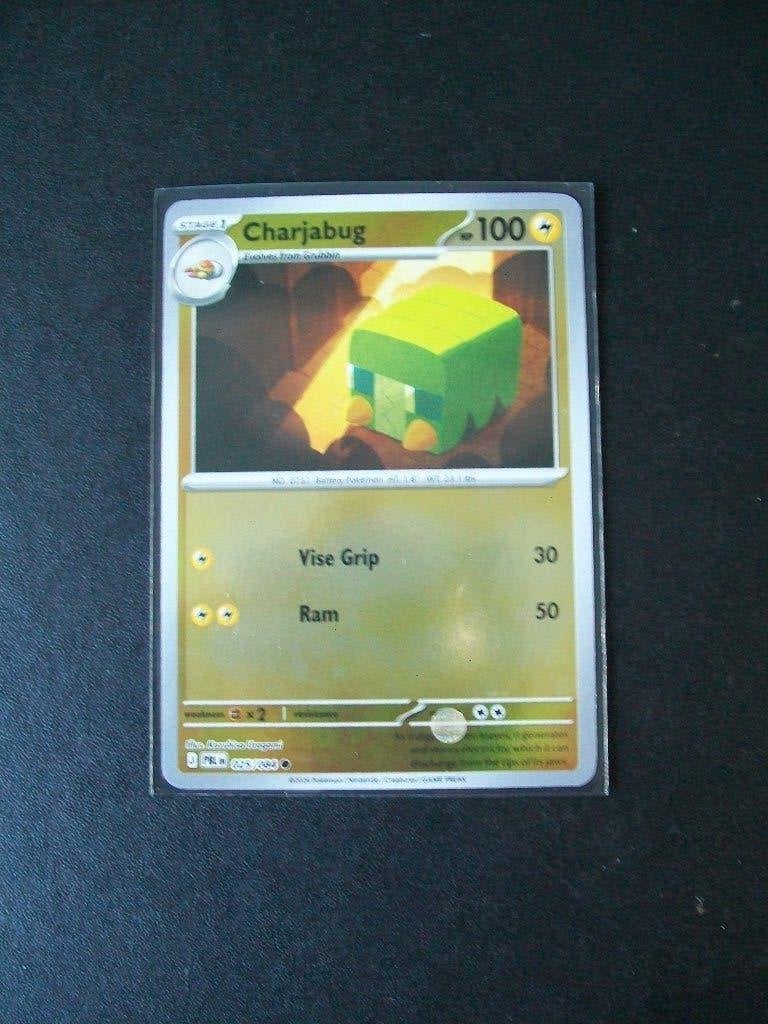 4556. Nieuwe Pokemon Kaart Holofoil CHARJABUG HP 100 025/084, Verzenden, Nieuw, Losse kaart, Foil
