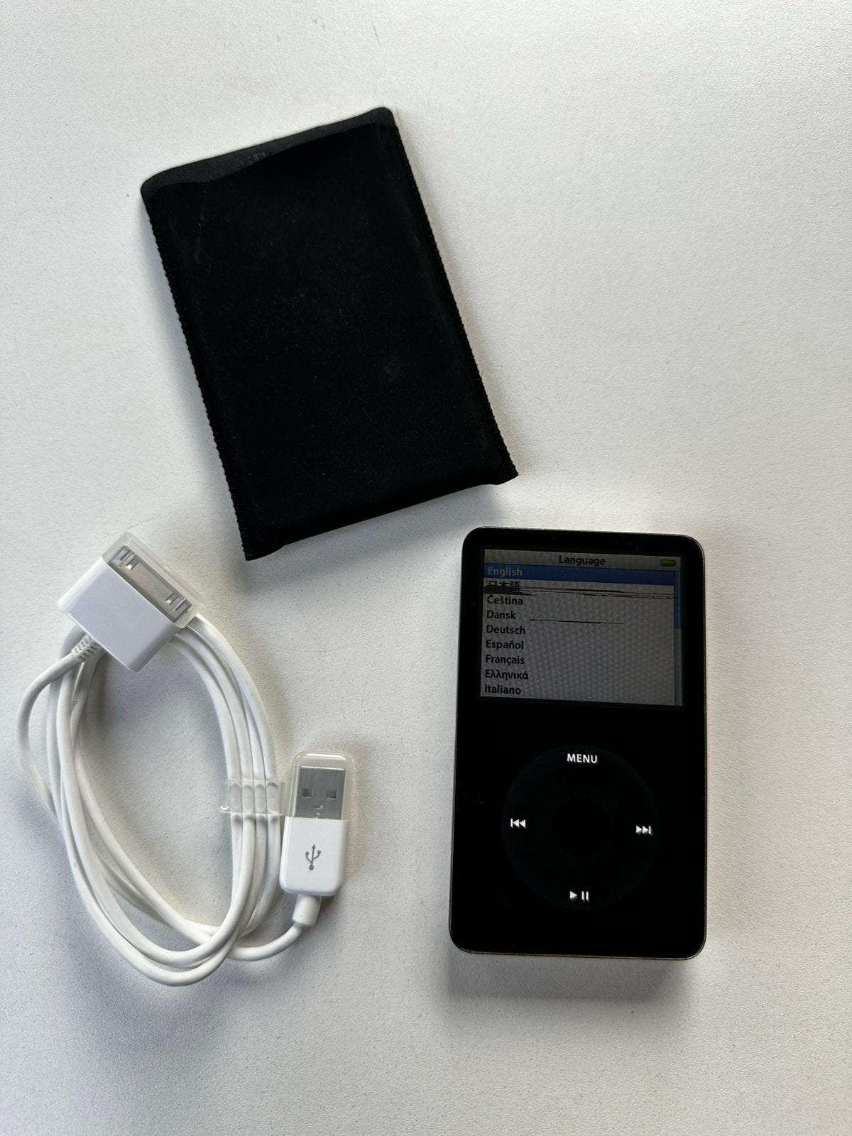 Apple iPod 30 GB, Gebruikt, Classic, Zwart, Ophalen of Verzenden