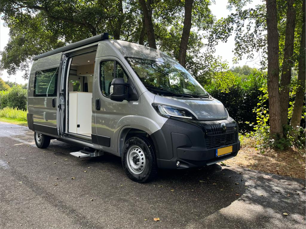 L3H2 Unieke Mooie 2-persoons Camper, Caravans en Kamperen, Buscamper of Camperbus, Fiat, Tot en met 2, Treinzit