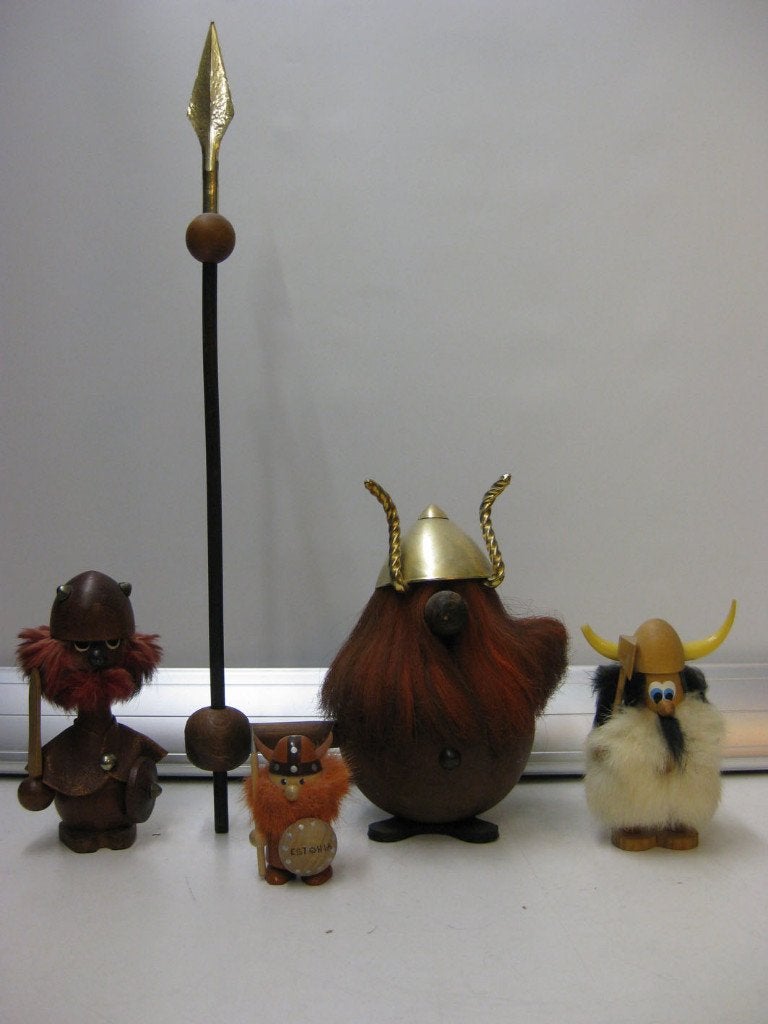 4x viking hans bolling kay bojesen niet gemerkt (99), Ophalen of Verzenden