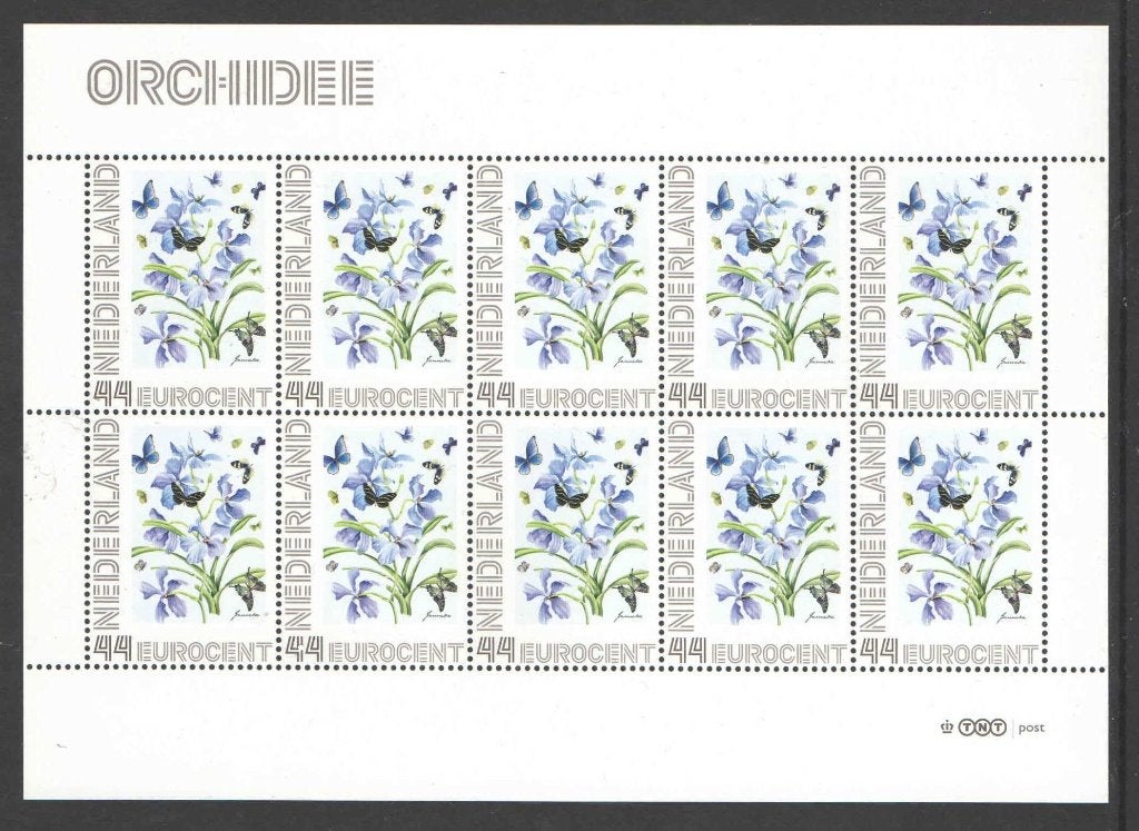 Bloemenpracht op postzegels: Orchidee, Ophalen of Verzenden, Na 1940, Postfris
