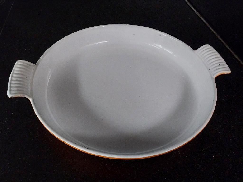 nostalgische / vintage gietijzeren DRU ovenschaal Ø 30 cm, Ophalen