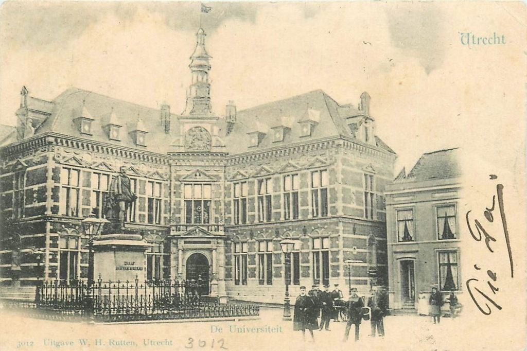 701-153-039 Utrecht de Universiteit, Ophalen of Verzenden, Voor 1920, Utrecht