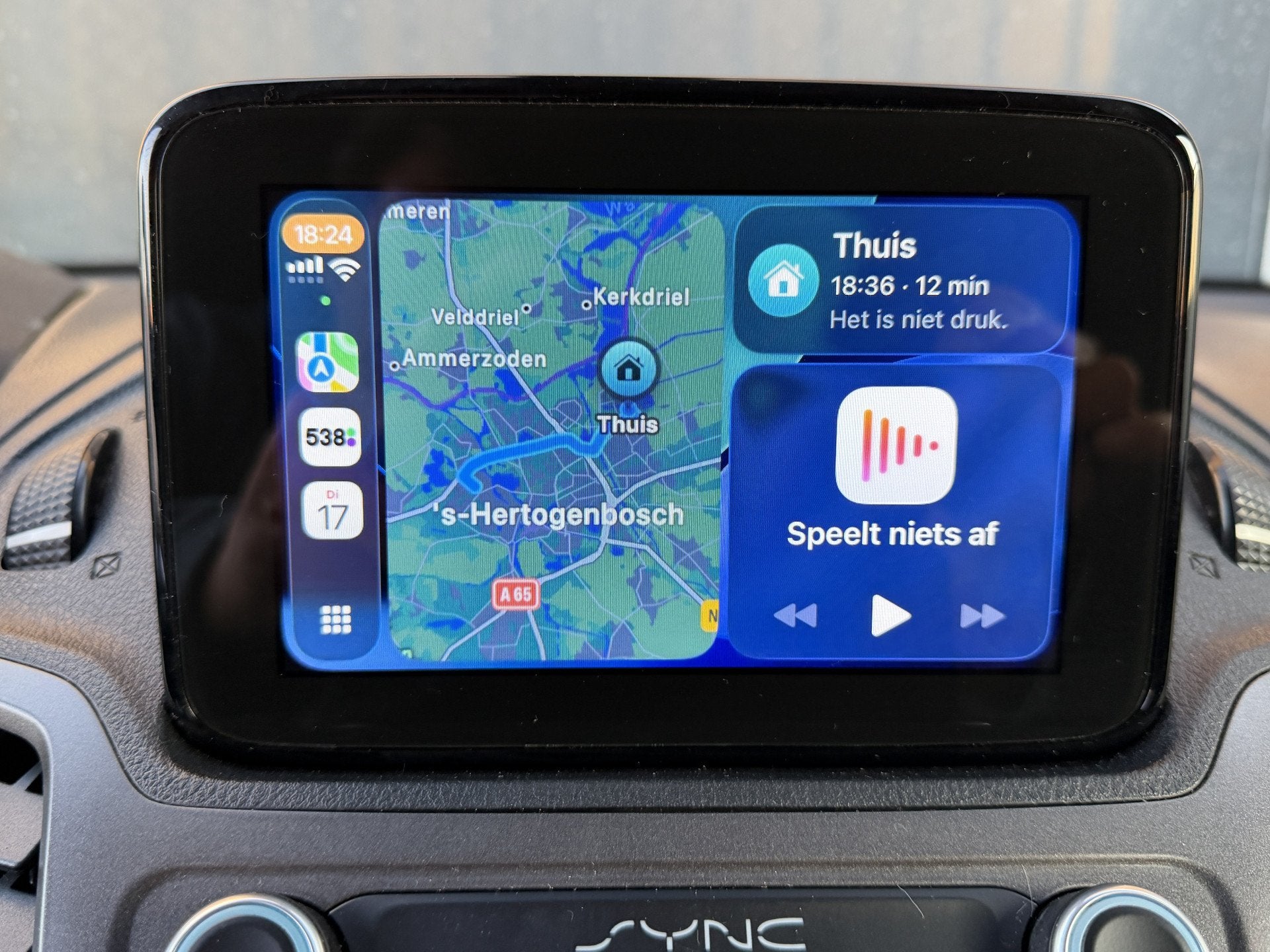 Ford Transit Connect 1.5 EcoBlue 120PK Euro 6 L2 3 zits Crui, Stof, Gebruikt, 1553 kg, Wit
