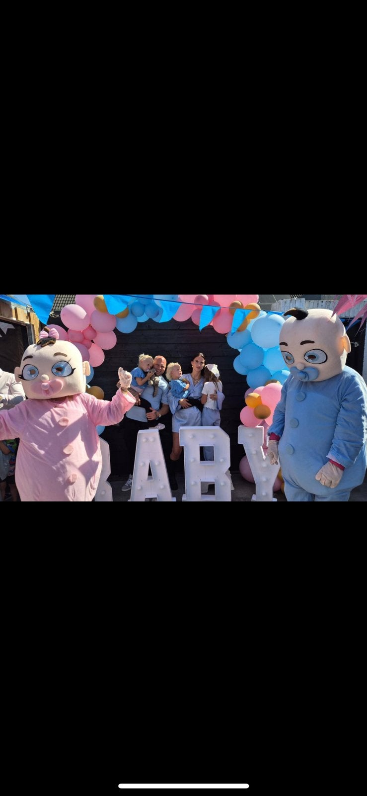 Gender reveal pakken, Ophalen of Verzenden, Versiering, Geboorte of Huwelijk