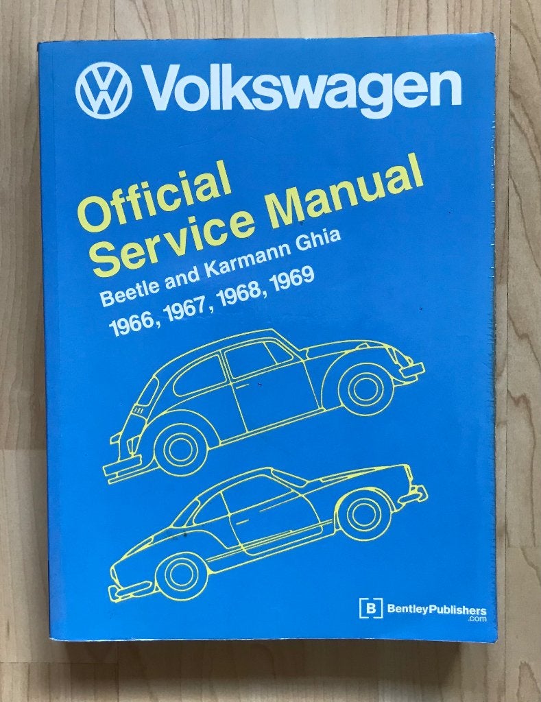 Volkswagen Official Service Manual Beetle en Karmann Ghia, Ophalen of Verzenden
