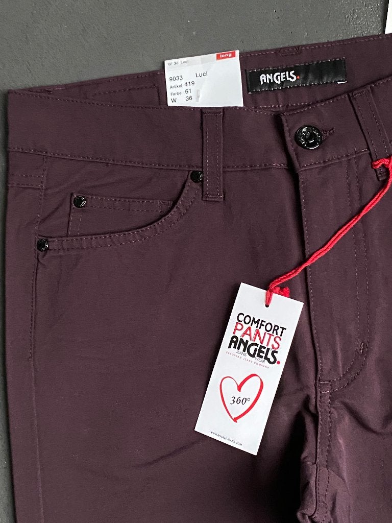 J80/9 Nieuw: broek Angels maat 36=S L32 jeans Luci, Nieuw, Ophalen of Verzenden, Angels, Maat 36 (S)