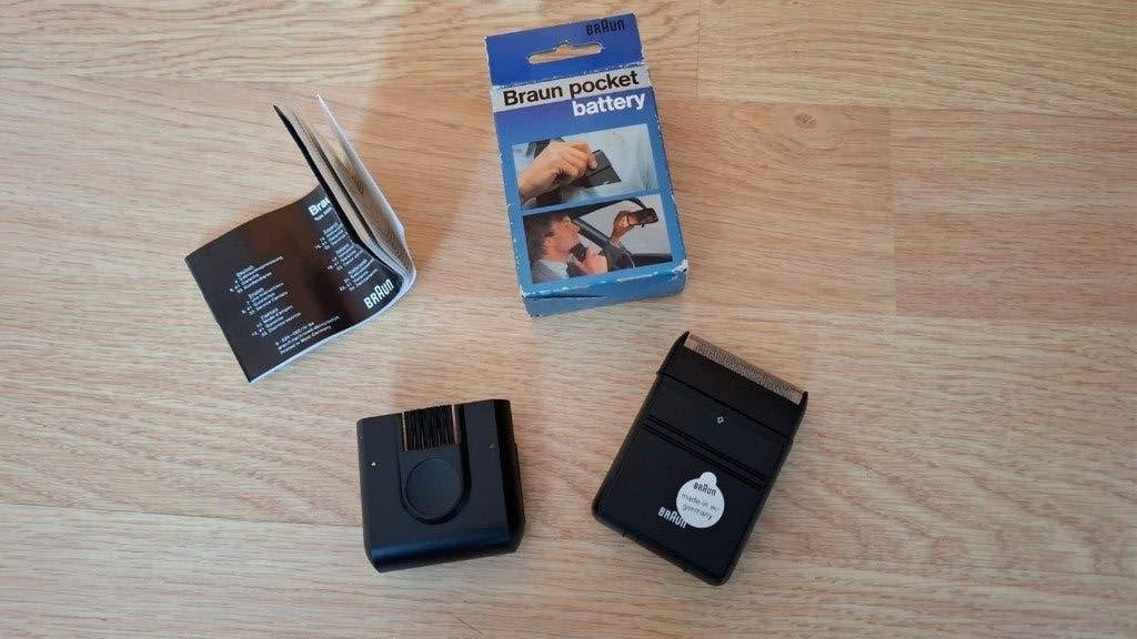 Vintage Braun Pocket Battery scheerapparaat., Ophalen of Verzenden, Nieuw, Scheren en Epileren