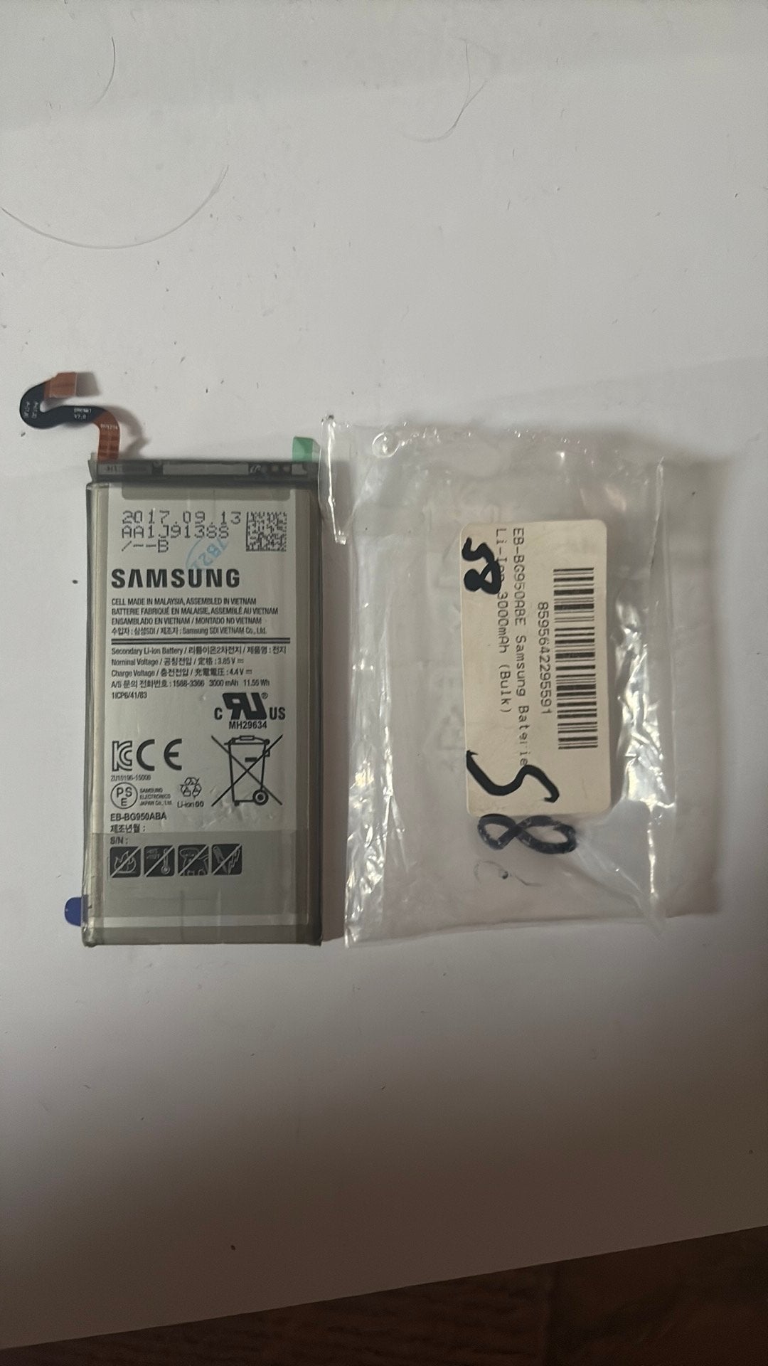 Samsung galaxy s8 EB-BG950ABA  accu/batterij/battery, Ophalen of Verzenden, Nieuw, Samsung