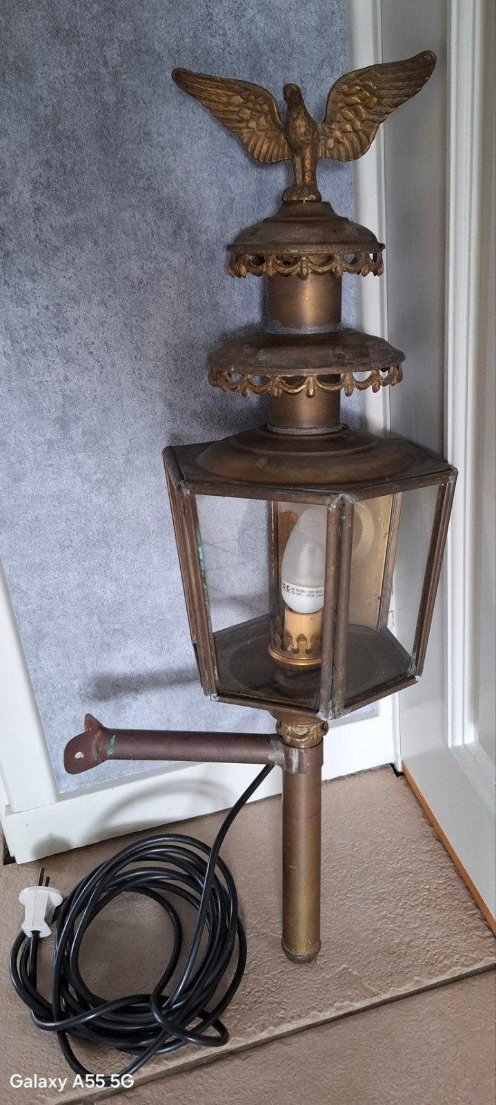 koetslamp, Ophalen