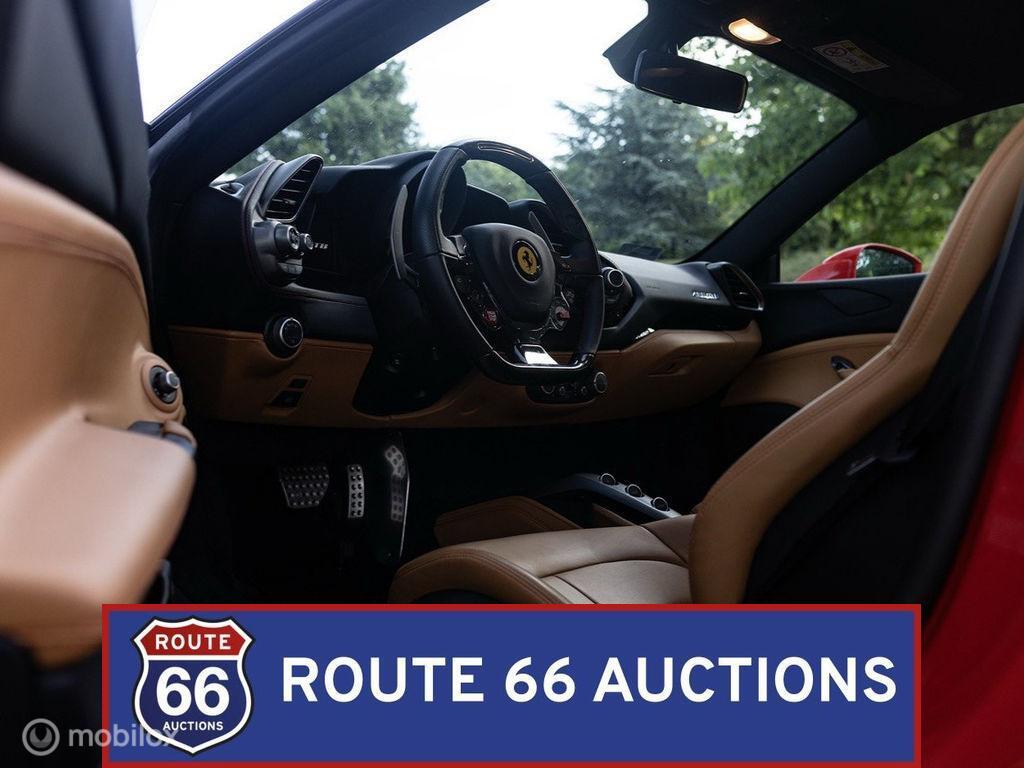 Ferrari 488 GTB | 2015 | Route 66 Auctions, Auto's, Ferrari, Gebruikt, Overige carrosserieën, Zwart, Bedrijf
