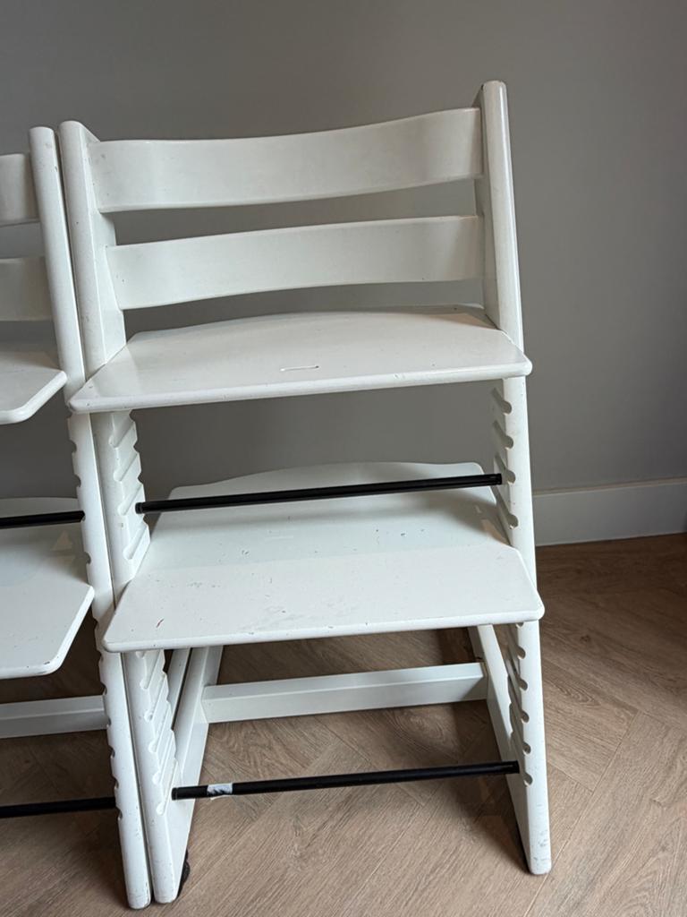 Stokke Tripp Trapp kinderstoel - Gebruikt, prima staat, Ophalen of Verzenden, Gebruikt, Meegroeistoel, Aanschuifbaar