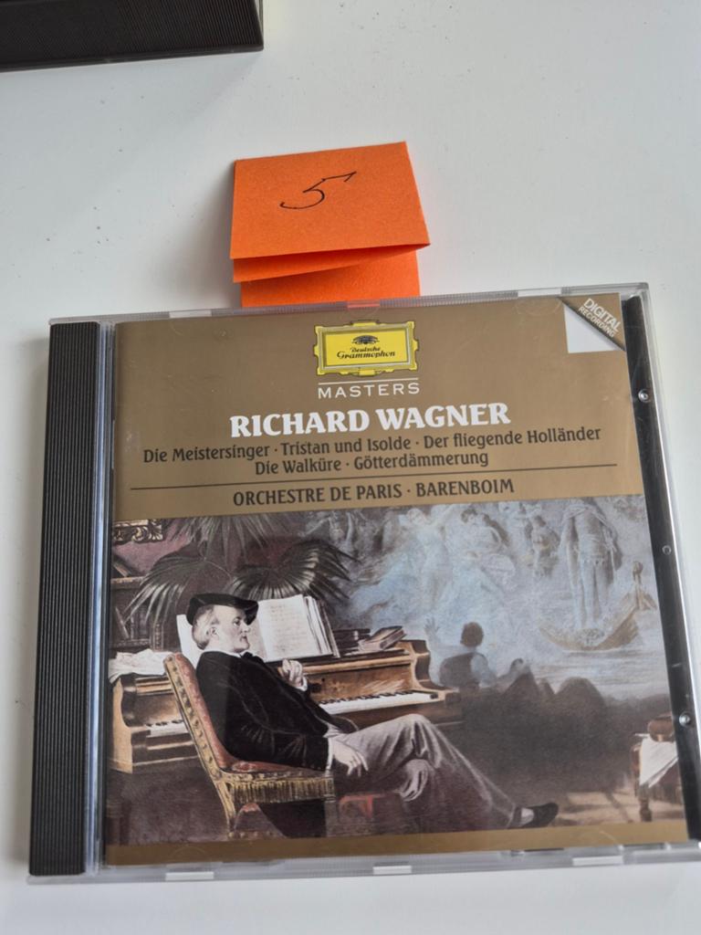 Richard Wagner - Masters CD - Orchestre de Paris Barenboim, Ophalen of Verzenden, Romantiek, Gebruikt, Orkest of Ballet