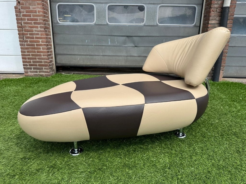 LEOLUX Kikko relax bank lounge design bank /fauteuil leer, Huis en Inrichting, Fauteuils, Ophalen, Leolux, Geen, Pahest@hotmail.nl