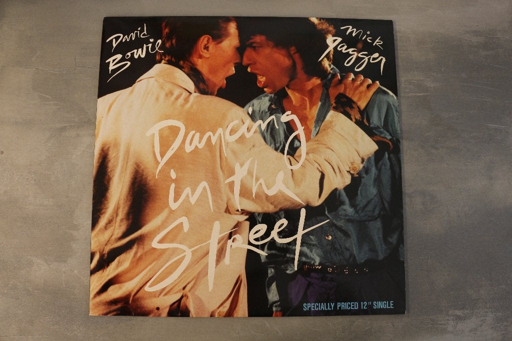 12" David Bowie And Mick Jagger – Dancing In The Street 4746, Cd's en Dvd's, Vinyl | Rock, Gebruikt, Poprock, LP, Beschermende buitenhoes