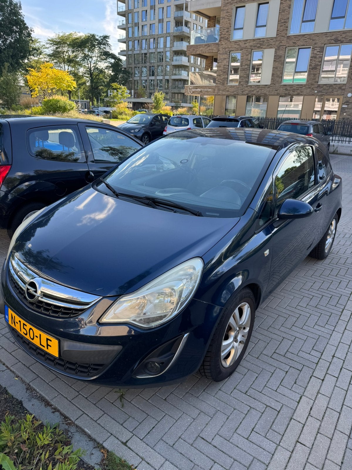 Opel Corsa 1.2 Ecoflex 51KW 3D 2011 Blauw, Ophalen, Gebruikt, Opel