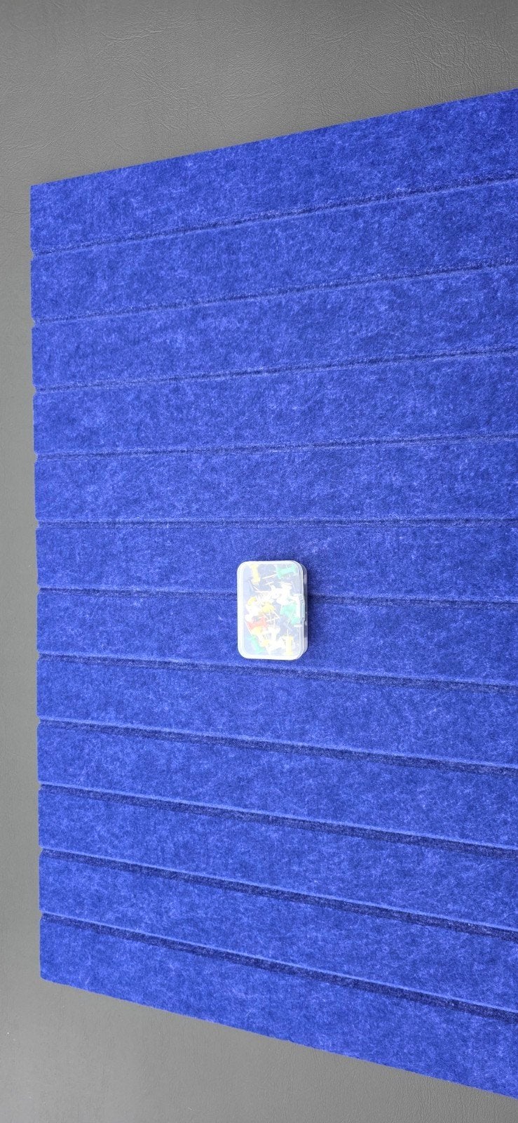 Blauw vilt akoestisch paneel, Overige thema's, Overige typen, Textiel, Nieuw