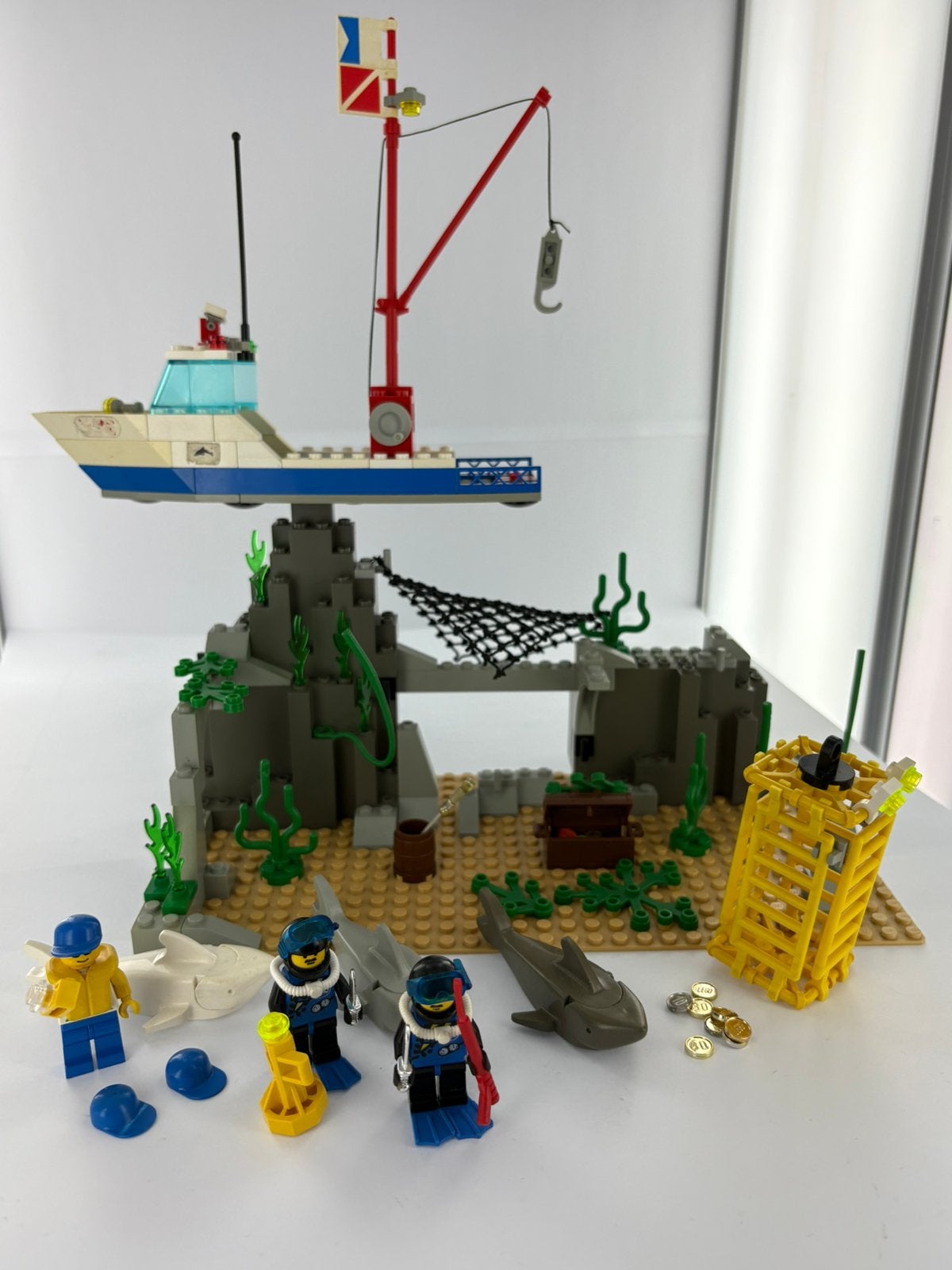 LEGO 6558 Shark Cage Cove (Divers) - Compleet, Gebruikt, Overige thema's, Lego, Compleet
