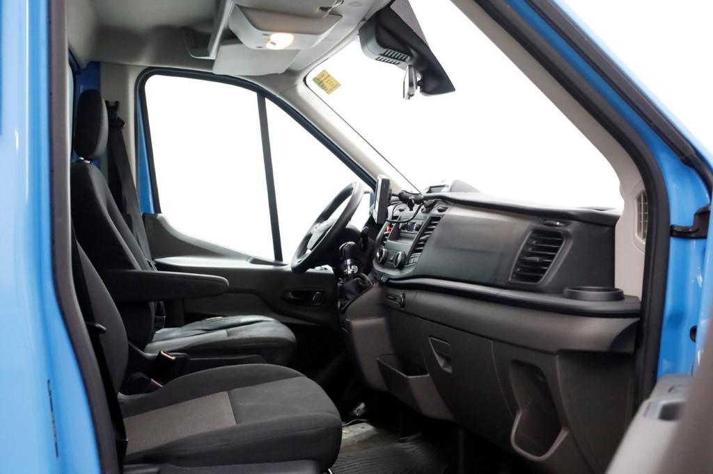 Ford Transit 350 2.0 TDCI 130pk E6 Bakwagen met achterdeuren, Auto's, Voorwielaandrijving, 15 km/l, Euro 6, Blauw