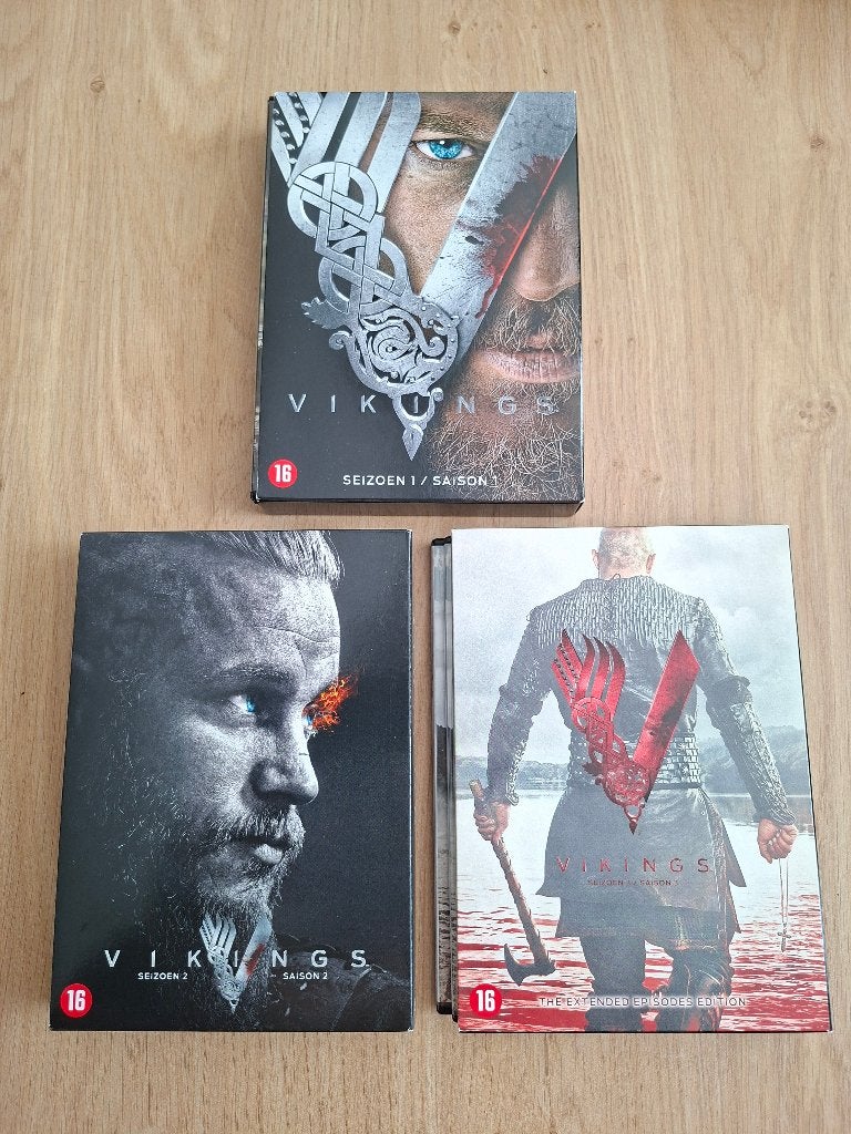Vikings seizoen 1 t/m 3, Vanaf 16 jaar, Ophalen of Verzenden, Actie en Avontuur, Gebruikt